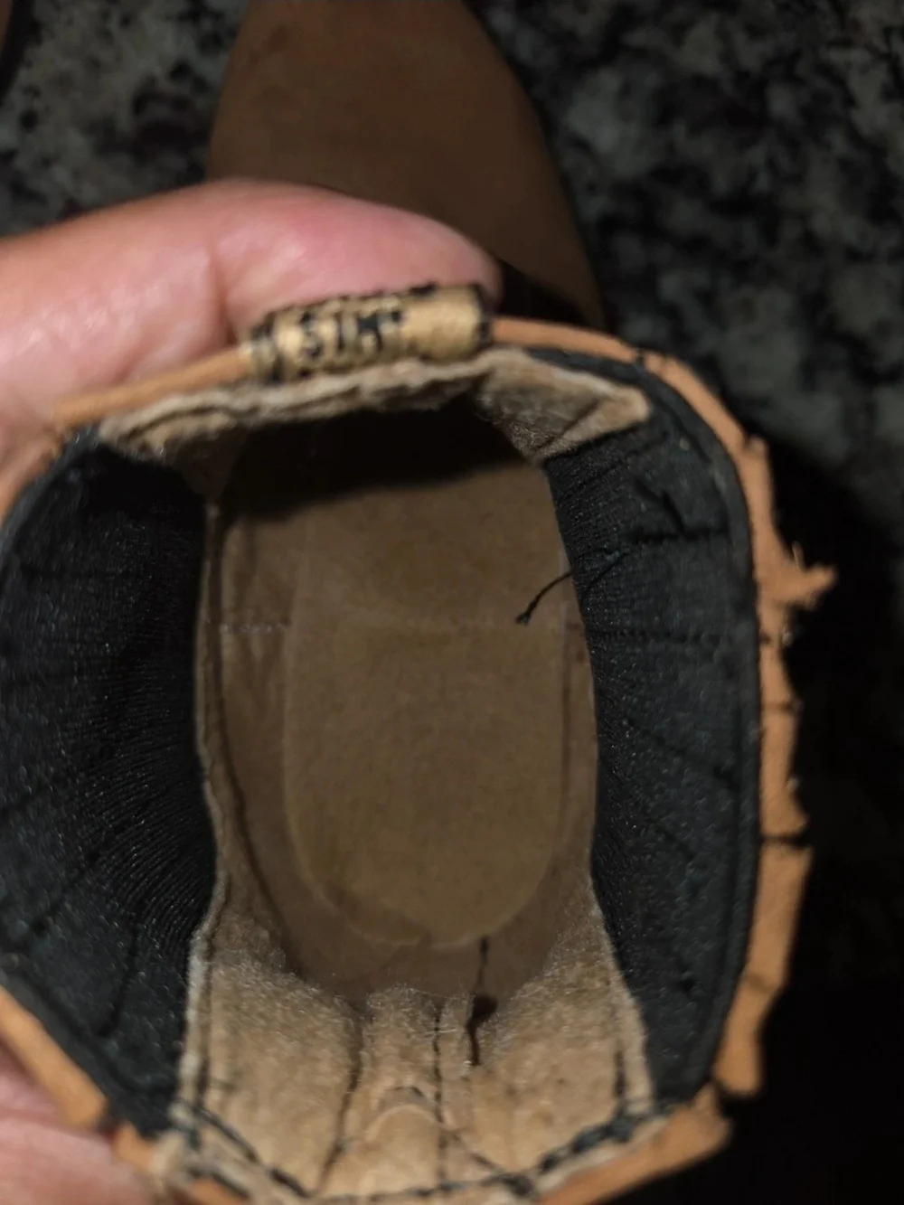 Girl's Tan Suede  Boots